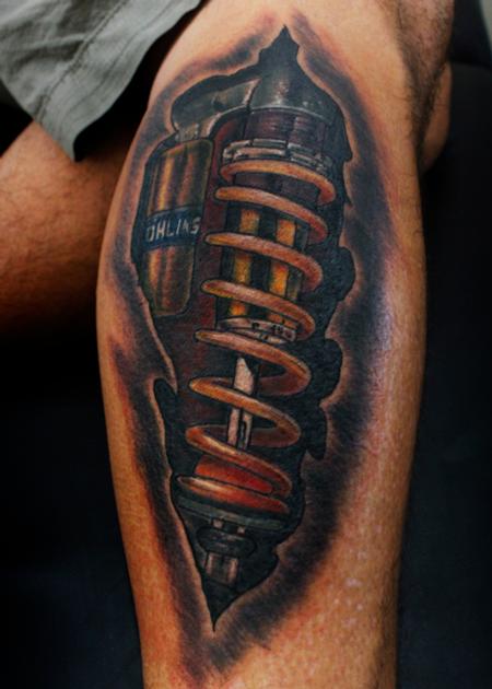 Tattoos - Ohlins Motocross Shock - 134725